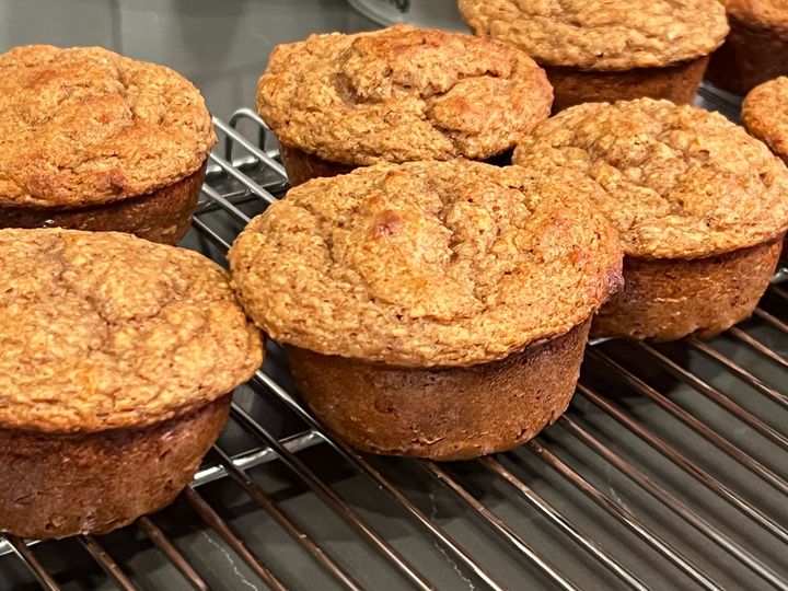 Mostly Healthy Apple Sauce Muffins